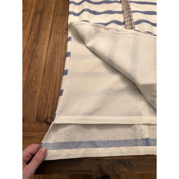 Vilagallo Linen Madison Maxi Dress Size 38 Striped Resort Coastal Vacation - Picture 5 of 16